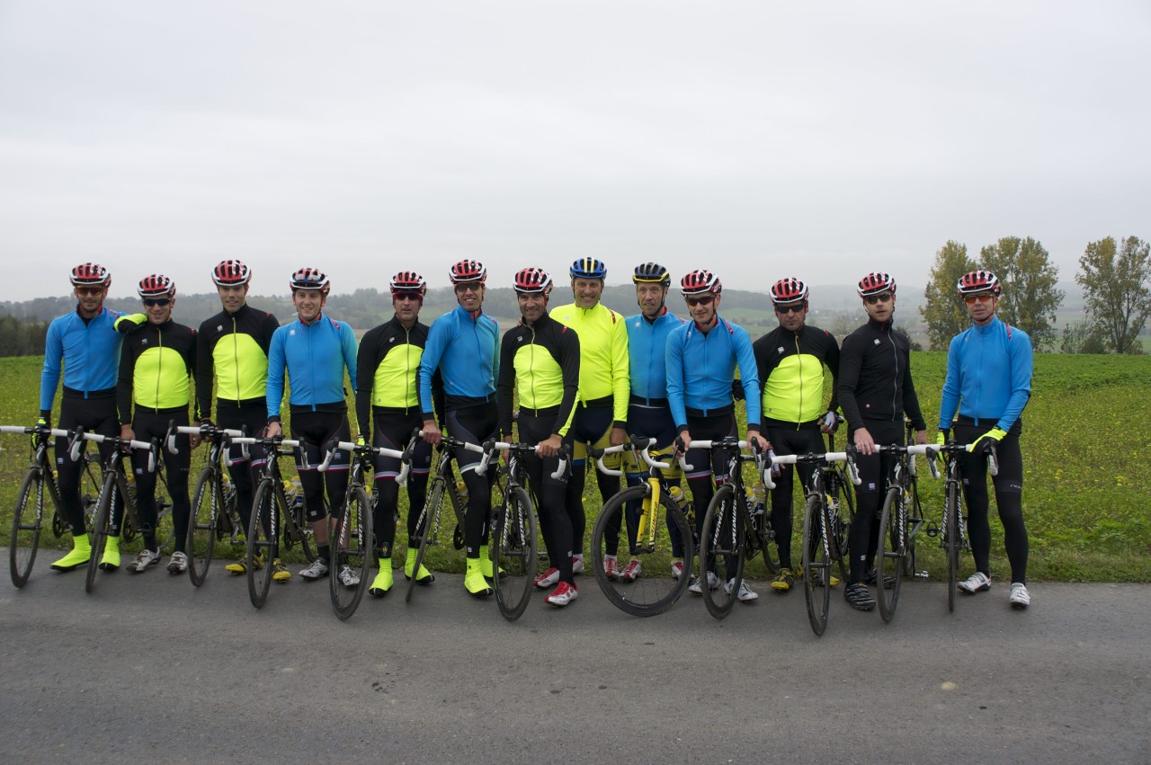 Fiandre Day : Class of '14 on top of the Koppenberg