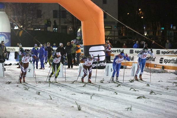 Partenza semifinale femminile - Campionati Italiani Assoluti Sprint Pra' del Moro